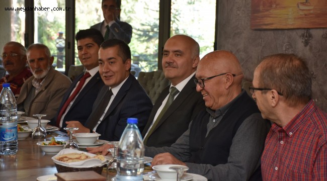 Kaymakam Aksoy ve Başkan Acar Gaziler ile Bir Araya Geldi