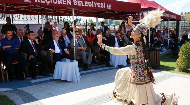 ​KEÇİÖREN'DE DÜNYACA ÜNLÜ ŞAİR KAYSIN KULİEV'İN ADINI YAŞATAN PARK VE BÜST AÇILDI