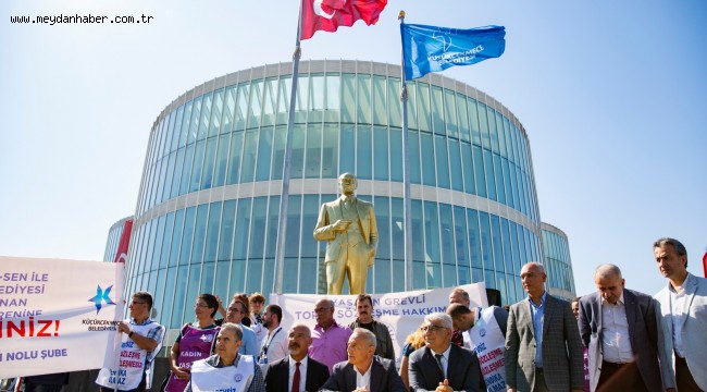 KÜÇÜKÇEKMECE'DE TOPLU İŞ SÖZLEŞMESİ İMZALANDI