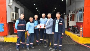 MALKARA BELEDİYE BAŞKANI ULAŞ YURDAKUL MALKARA İTFAİYE İSTASYONUNU ZİYARET ETTİ