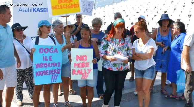  MARMARİS'TE DÜNYA RALLİSİ BAŞLAMADAN PROTESTOLAR BAŞLADI!