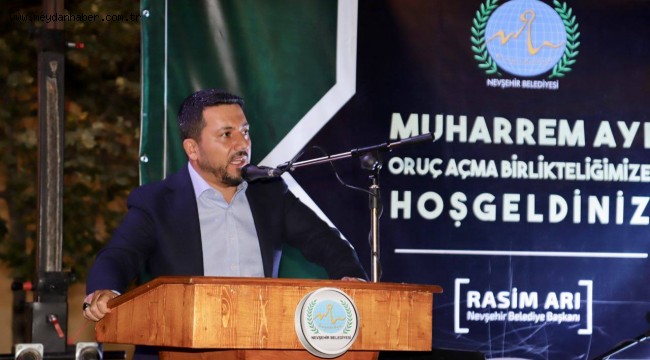 NEVŞEHİR BELEDİYESİ TARAFINDAN MUHARREM ORUCU ORUÇ AÇMA BİRLİKTELİĞİ DÜZENLENDİ