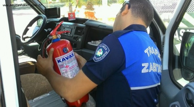 Öğrencilerin Güvenliği İçin Servis Araçları Denetleniyor