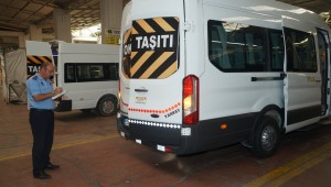 OKUL SERVİSLERİ DENETİMDEN GEÇTİ