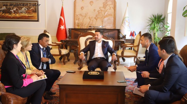 ÖZBEKİSTAN HEYETİ NEVŞEHİR BELEDİYESİ'NDE