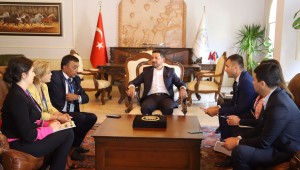 ÖZBEKİSTAN HEYETİ NEVŞEHİR BELEDİYESİ'NDE