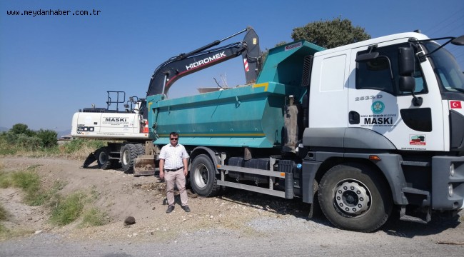 Paşaköy'de Sıra Dere Temizliğinde