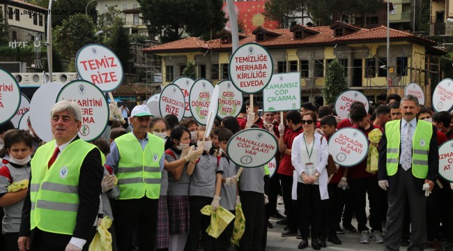 RİZE BELEDİYESİ'NDEN ÇÖP TOPLAMA GÜNÜ ETKİNLİĞİ