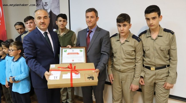 RİZE'DE  ÖĞRENCİLER  32 TON ELEKTRONİK  ATIK  TOPLADI…