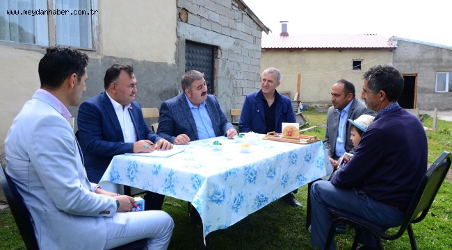 Sunar, köy köy gezerek istekleri birinci ağızdan dinliyor