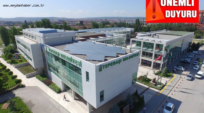 TEPEBAŞI BELEDİYESİ'NDEN DOLANDIRICILIK UYARISI