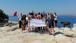 TÜRK ve ALMAN GENÇLER, FOÇA'YA KÜLTÜR GEZİSİ DÜZENLEDİ