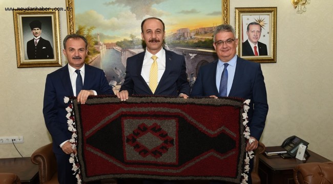 Vali Erin, Adıyaman Valisi ve Belediye Başkanını Ağırladı