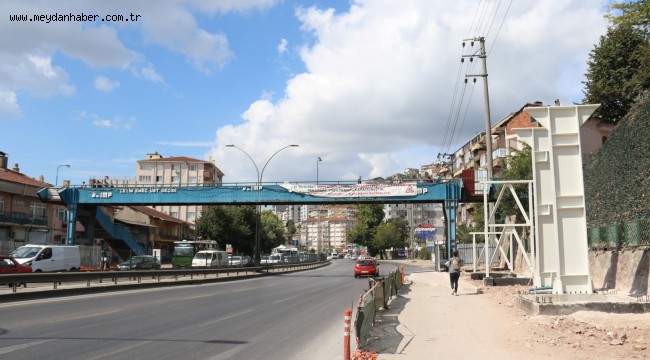 Yeni Çetin Emeç Üst Geçidi'nin ana gövdesi yerleştirilecek  