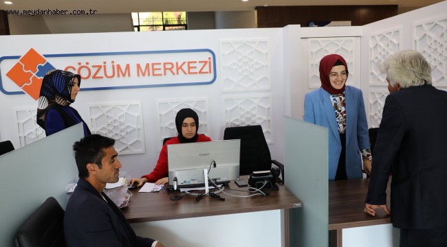 AKYURT'UN ÇÖZÜM MERKEZİ AÇILDI