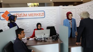 AKYURT'UN ÇÖZÜM MERKEZİ AÇILDI
