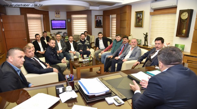 Aytekin Şenlikoğlu'nu ziyaret 