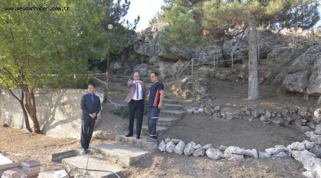 BAŞKAN MUSTAFA ÇÖL HÜDAİ KAPLICALARINI DENETLEDİ