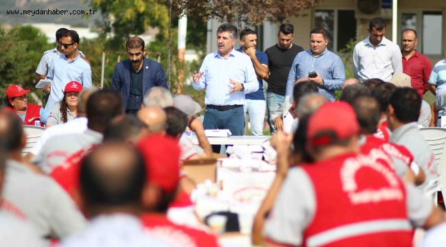 Başkan Sandal: Önceliğimiz emekçilerin ve Bayraklı'nın hakları