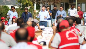 Başkan Sandal: Önceliğimiz emekçilerin ve Bayraklı'nın hakları