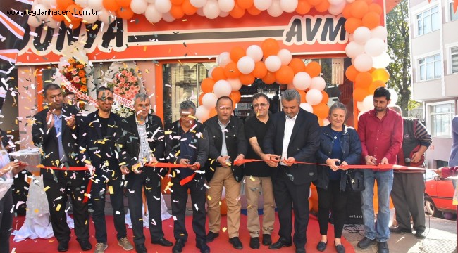 BELEDİYE BAŞKANI ULAŞ YURDAKUL Bİ DÜNYA AVM'NİN AÇILIŞINI GERÇEKLEŞTİRDİ