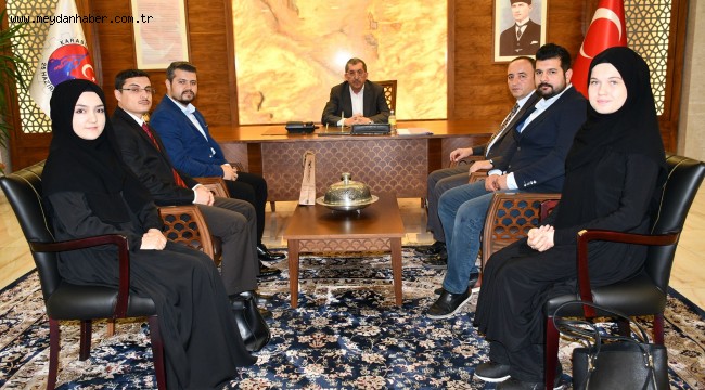 Birlik Vakfı Karabük Şube Başkanı Şahin ve Yönetiminden Başkan Vergili´ye Ziyaret
