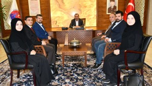 Birlik Vakfı Karabük Şube Başkanı Şahin ve Yönetiminden Başkan Vergili´ye Ziyaret