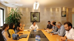 BODRUM MİMARLAR ODASI YÖNETİMİ BAŞKAN ARAS'I ZİYARET ETTİ