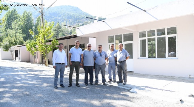 Çağlarca Mahallesi'nde belediye mülkleri yenilendi  
