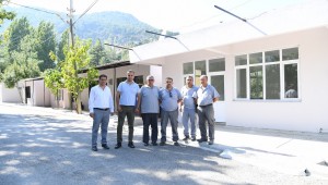 Çağlarca Mahallesi'nde belediye mülkleri yenilendi  