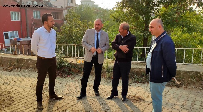 ÇAKIRLI MAHALLESİNDE 4200 METRE PARKE TAŞI DÖŞENDİ