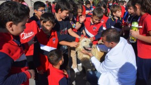 ​ÇOCUKLARLA MİNİK DOSTLAR BULUŞTU