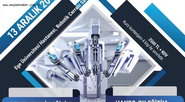 Egeli cerrahlardan   "Dry-Lab" Robotik Cerrahi Kurs