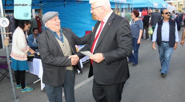 Ergene Belediye Başkanı Rasim Yüksel Dünya Kadın Çiftçiler Şenliğine Katıldı