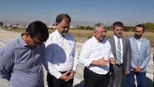 Erzurum Dede Caddesi'ne soğuk asfalt çalışması