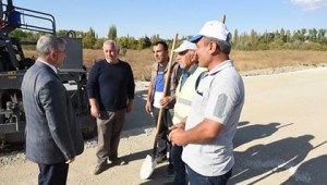 Erzurum Dede Caddesine 14 metrelik yol