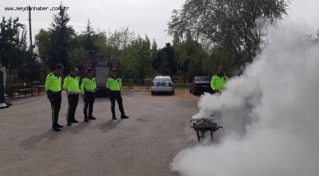 İTFAİYE MÜDÜRLÜĞÜMÜZ EĞİTİMLERE DEVAM EDİYOR