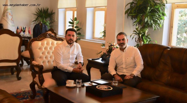 KAPTİD BAŞKANI DİNLER'DEN BELEDİYE BAŞKANI ARI'YA ZİYARET