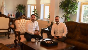 KAPTİD BAŞKANI DİNLER'DEN BELEDİYE BAŞKANI ARI'YA ZİYARET