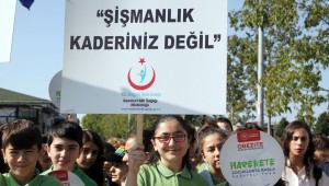 Kartallı Minikler Yürüyerek Sağlıklı Yaşam Mesajı Verdi