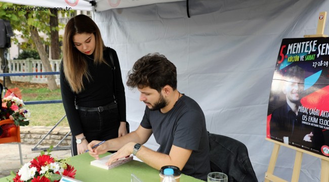 Miraç Çağrı Aktaş Menteşeli Okurlarıyla Buluştu