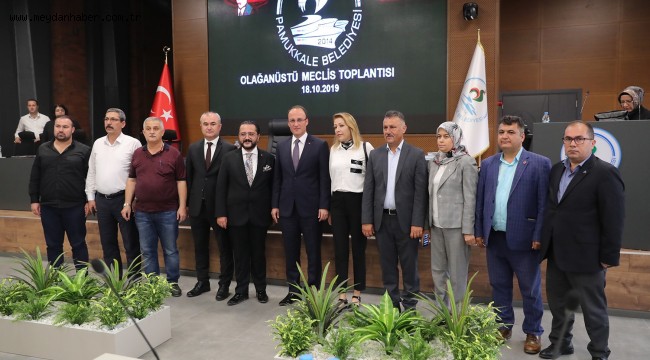 PAMUKKALE BELEDİYE MECLİSİ'NDEN BARIŞ PINARI OPERASYONUNA DESTEK