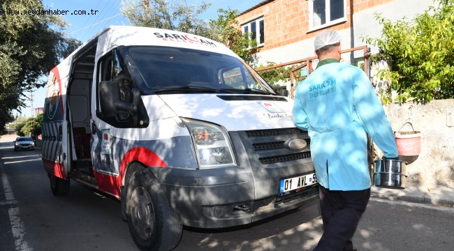 Sarıçam Belediyesi'nden ihtiyaç sahiplerine yemek hizmeti sürüyor