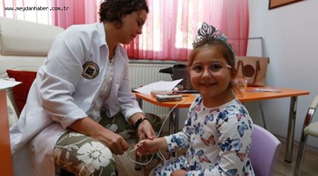 Yenimahalle anaokullarında sağlık taraması Minik sakinler kışa hazır