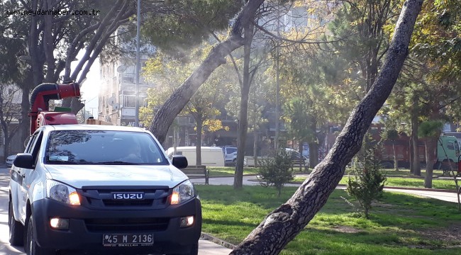 Akhisar'da Biyosidal Uygulamaları Devam Ediyor