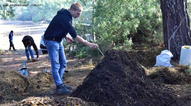 Alman öğrenci staj için Bornova'yı seçti