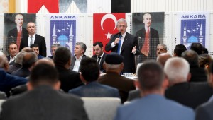 ANKARA BÜYÜKŞEHİR BELEDİYE BAŞKANI MANSUR YAVAŞ, GÖLBAŞI VE BALA'DA MUHTARLARLA BULUŞTU