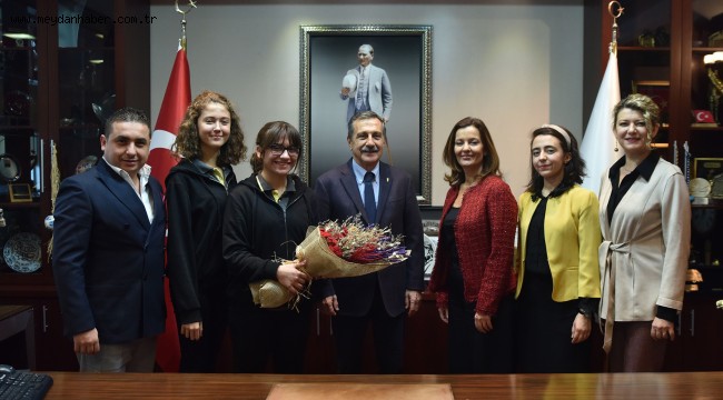 BAHÇEŞEHİR ÖĞRENCİLERİ ATAÇ'I ZİYARET ETTİ