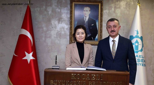 Başkan Büyükakın, Güney Kore Başkonsolosunu ağırladı