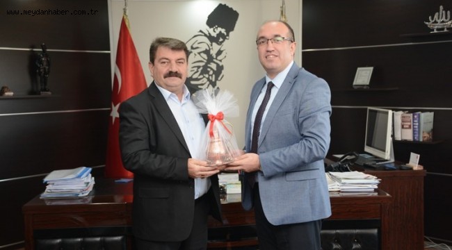 BAŞKAN ÇÖL'DEN DİNAR BELEDİYESİ'NE ZİYARET